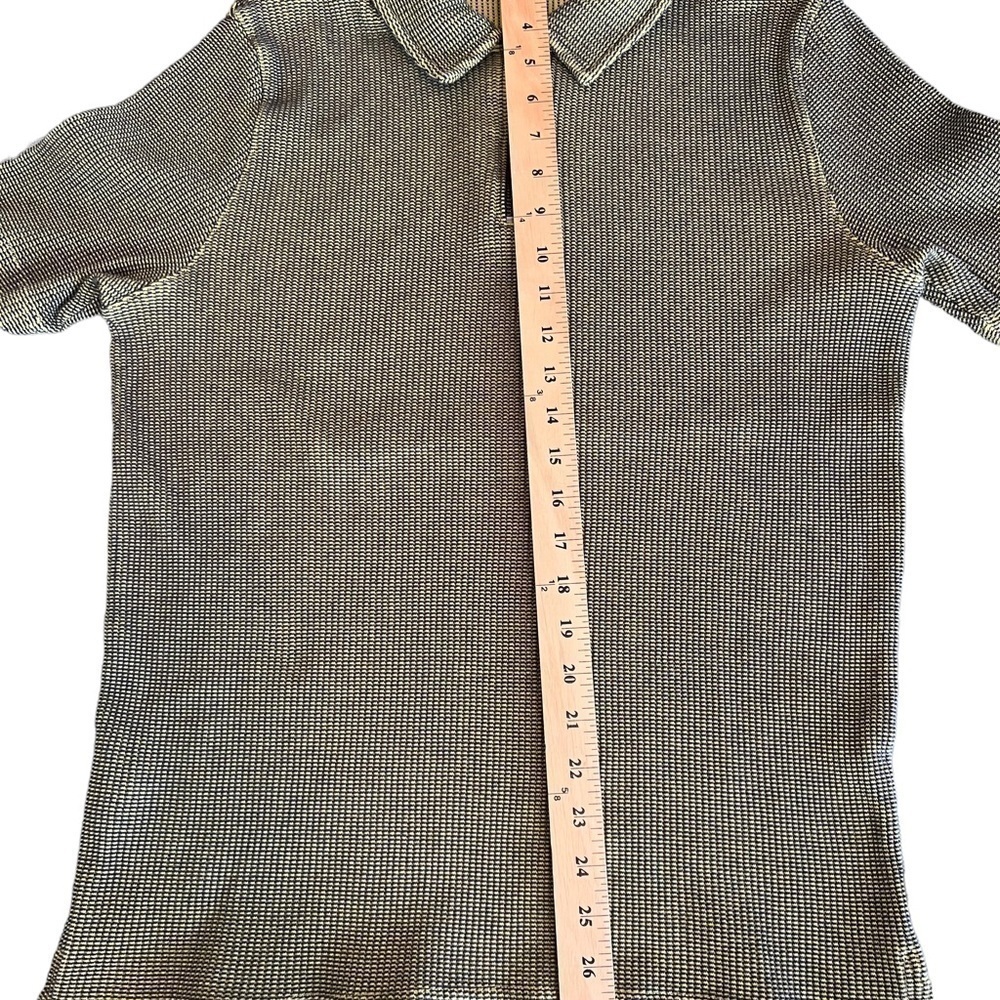TED BAKER
Backley Textured Zip Polo Shirt Size 4 - Picture 7 of 10